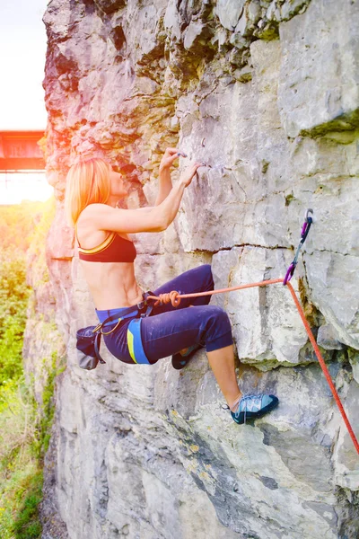 Sport alpinism în aer liber . — Fotografie, imagine de stoc
