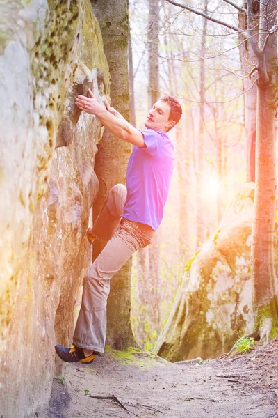 Klasse Bowdoinham auf den Felsen. — Stockfoto