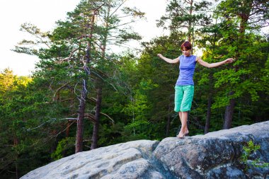 Kız taş Dengeleme.