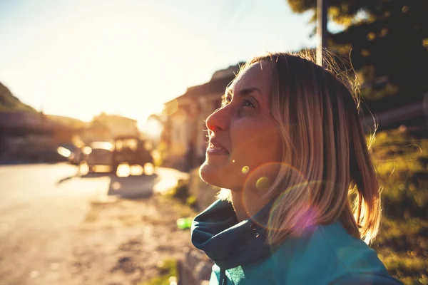 Portret van een vrouw. — Stockfoto