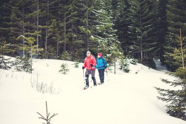 İki dağcı dağda vardır.