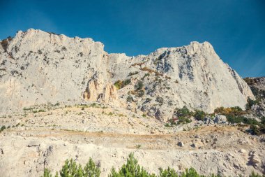 Güzel bir dağ manzarası.