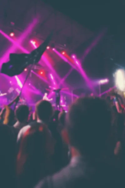 Gente divirtiéndose en el concierto. — Foto de Stock