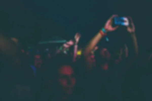 Crowd at a music festival. — Stock Photo, Image