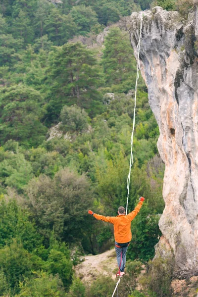 Highline i bergen. — Stockfoto