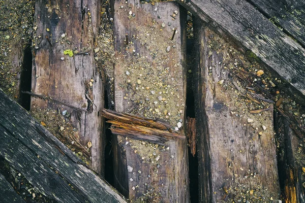 Фон из гнилых деревянных досок — стоковое фото