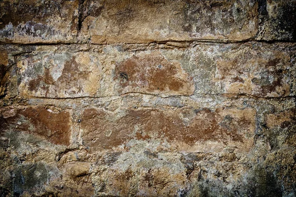 Brick wall of old russian Moscow building built in 19 century — Stock Photo, Image