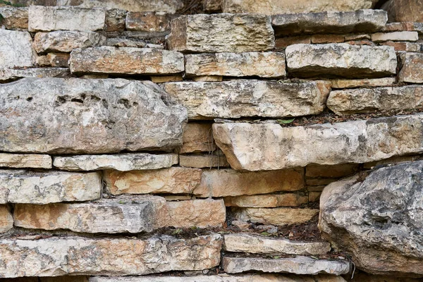 Background of a stone wall.Texture of old stones — Stock Photo, Image