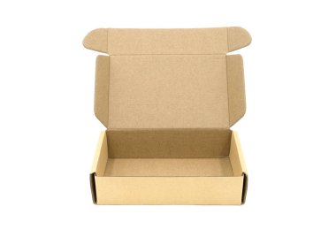 Beyaz arkaplanda kahverengi kutuyu aç.