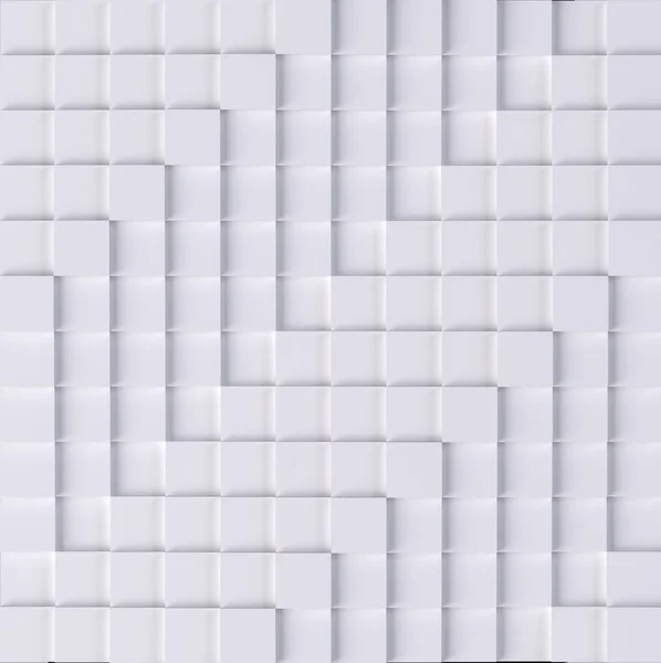 Bílá šedé čtverce a kličkování textura — Stock fotografie