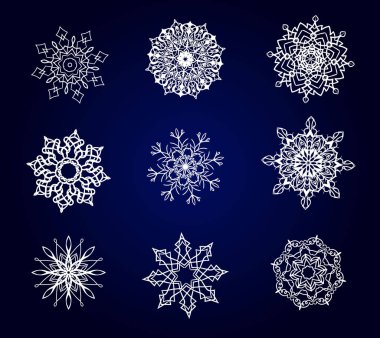 Vektör Kar Taneleri Kümesi