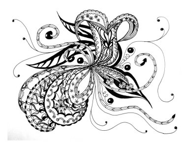 siyah seamless modeli.