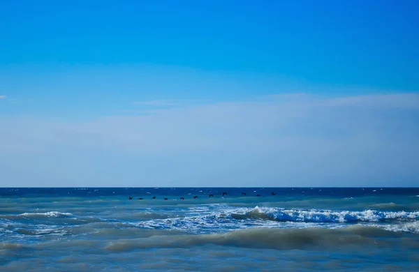 파도 바위 해안 — 스톡 사진