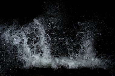 Dalga Karadeniz üzerinde sıçramasına.