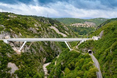 Rjecina bridge over Fiumara river in Rijeka, Croatia