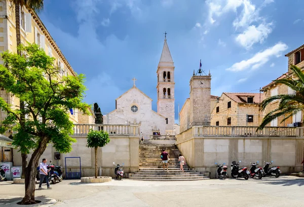 Supetar Hırvatistan Mayıs 2019 Saint Peter Veya Crkva Kilisesi Hırvatistan — Stok fotoğraf