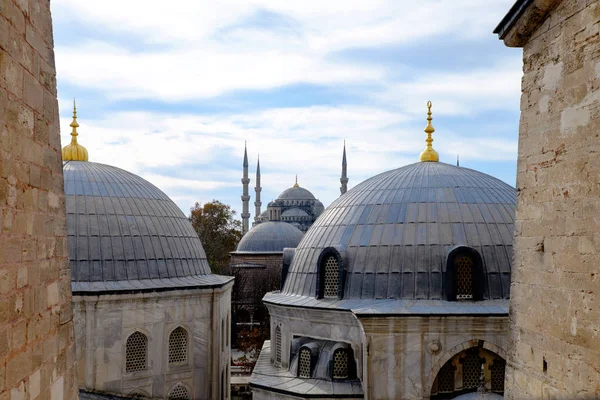 Wnętrze Hagia Sophia Muzeum Aya Sofya Stambule Turcja — Zdjęcie stockowe