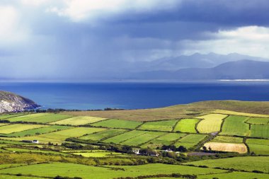 Irish landscape in county Kerry clipart