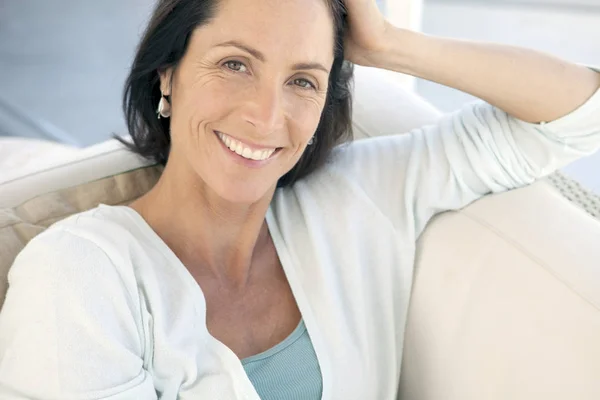 Happy Middle aged woman — Stock Photo, Image