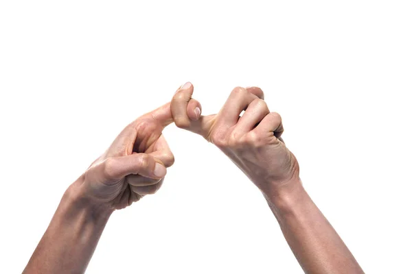 Εννοιολογική χέρι πινακίδα εκφράζοντας τη συμφωνία — Φωτογραφία Αρχείου