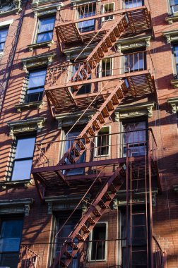 New York şehri. Bina. Eski stil görüntü