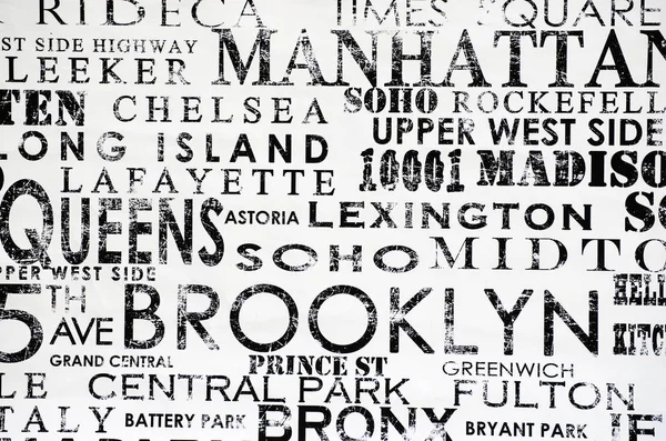 New York - 18 Eylül 2016: Manhattan sokaklarında duvar resimleri