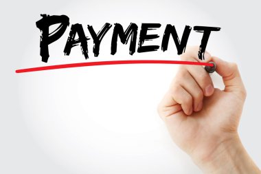 Ödeme marker ile yazma el