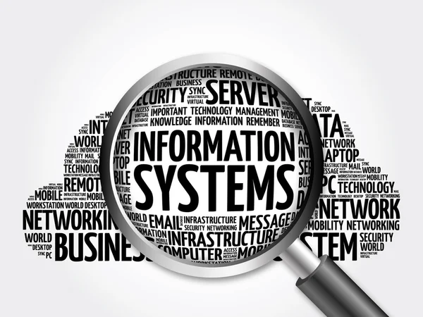 Information Systems word cloud — Stock Photo, Image