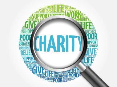 Büyüteç ile hayır kelime bulutu