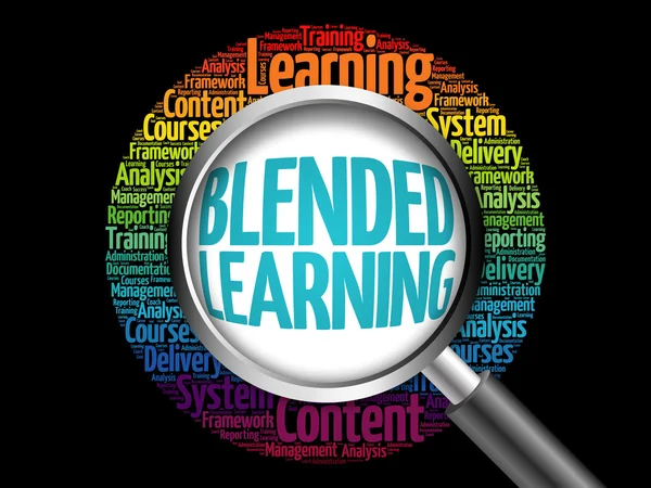 Blended Learning word cloud — Stock Photo, Image