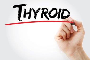 Tiroid marker ile yazma el