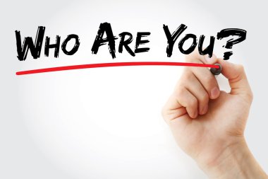 El yazısı Are You? Marker ile