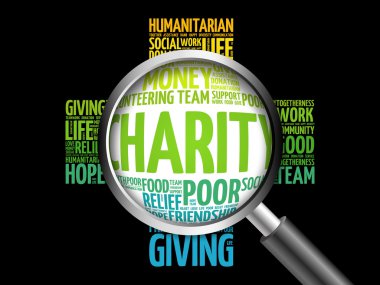 Büyüteç ile hayır kelime bulutu