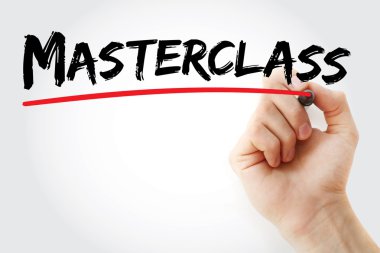 Masterclass marker ile yazma el