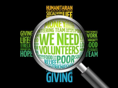 Biz gönüllü lazım bulut kelime