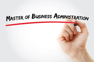 Master of Business Administration yazma el