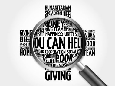 Kelime bulutu büyüteç ile yardımcı olabilir