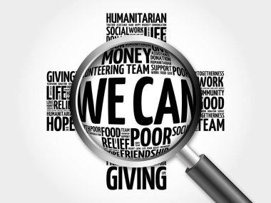 Bulut büyüteç ile kelime