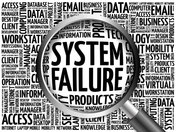 System Failure word cloud — Stock Photo, Image