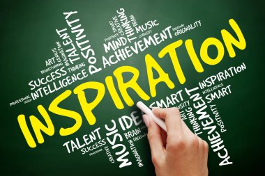 İlham kelime bulutu, iş kavramı