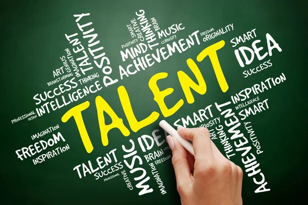 TALENT word cloud, business concept — Stock Photo, Image