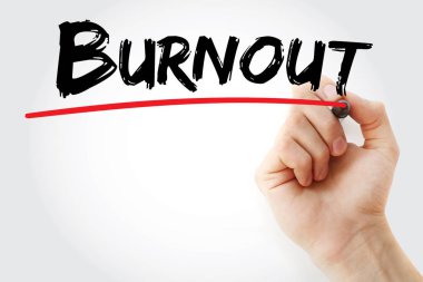 Burnout marker ile yazma el