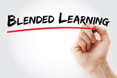 Marker ile harmanlanmış öğrenme yazma el