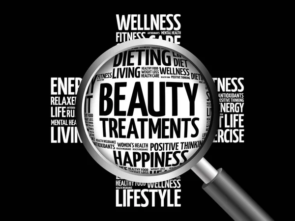 Beauty Treatments word cloud — Stock Photo, Image