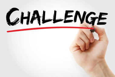 El işareti ile meydan okuma yazma