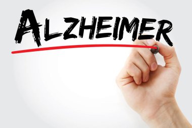 Alzheimer marker ile yazma el