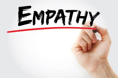 El işareti ile empati yazma