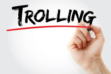 El trolling marker ile yazma