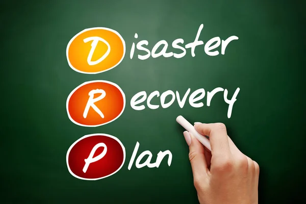Hand drawn DRP - Disaster Recovery Plan — Stock Photo, Image