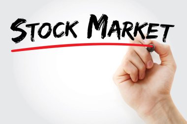 Borsa marker ile yazma el